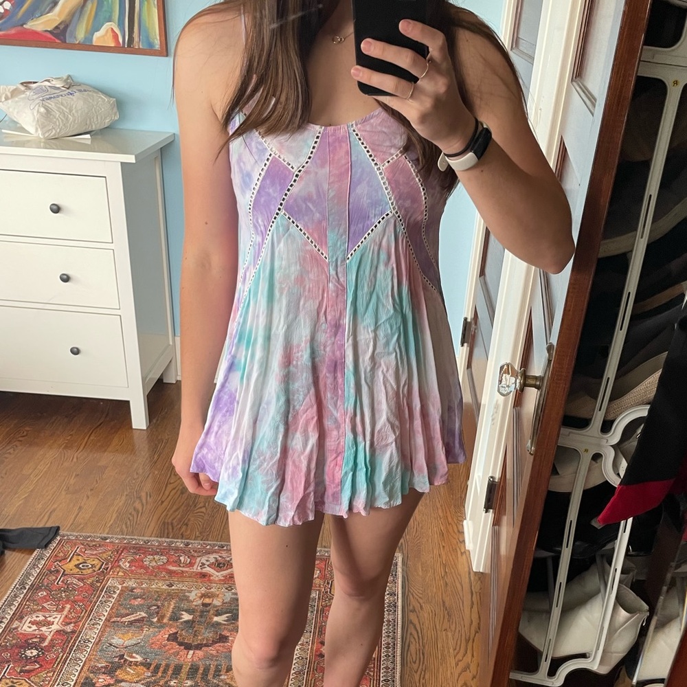 LF Tye-Die Mini Dress